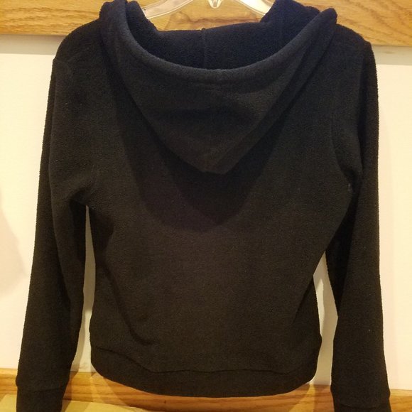 Vintage black zip hoodie size small - Picture 2 of 3